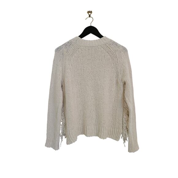 Madewell Loop Edge Boho Fringe Pullover Sweater SZ S - Picture 4 of 4